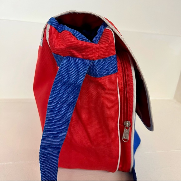 Y2K Disney Mickey Mouse Messenger Book Bag Carry On Bag - Picture 5 of 16